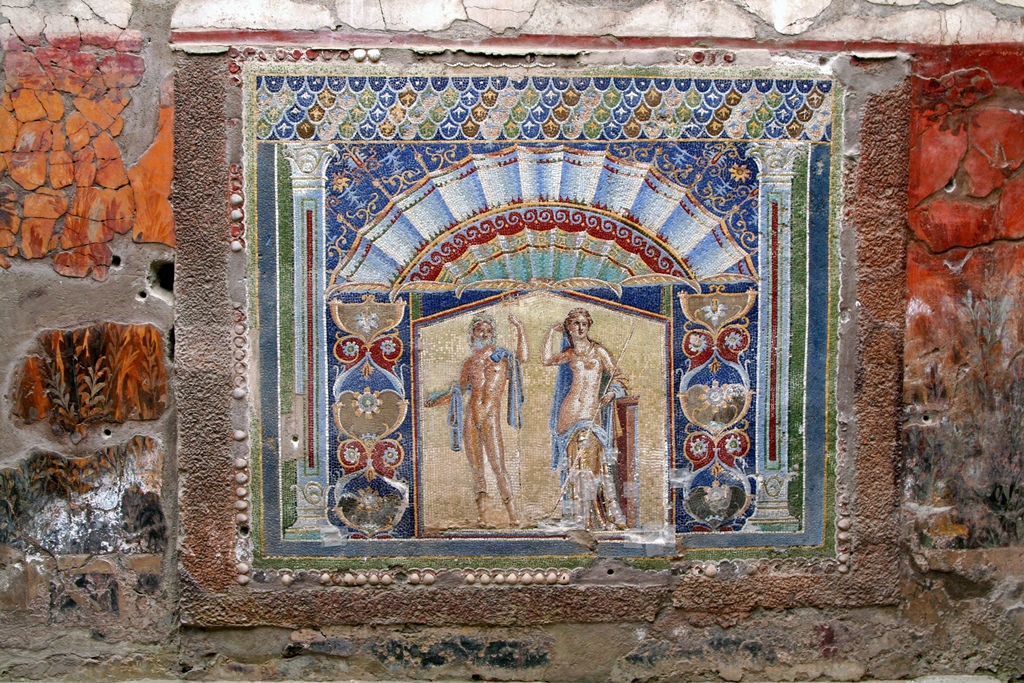 Mosaic, House of Neptune and Amphitrite